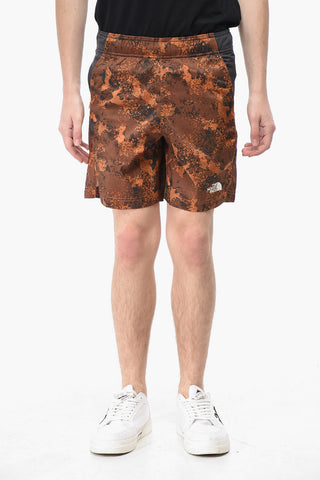 Shorts Patterned DESERT RUST with Elastic Waist