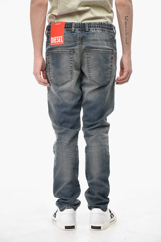 Jogg Jeans 2032 D-KROOLEY-B a Gamba Dritta con Elastico in Vita 16cm