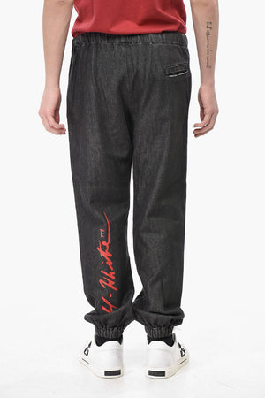 Denim Joggers THE MOST WRITTEN with Front Pleat