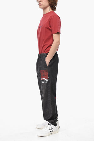 Denim Joggers THE MOST WRITTEN with Front Pleat