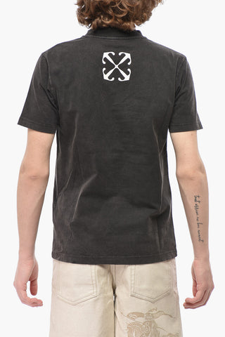 Slim-Fit T-Shirt BACCHUS aus bedruckter Baumwolle