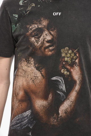 Slim-Fit T-Shirt BACCHUS aus bedruckter Baumwolle