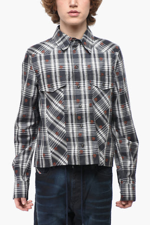 Safarihemd APPLE STRIPES aus Baumwollmischung