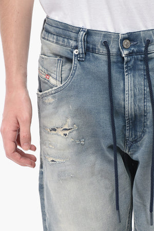 Denim Stretch Jogg Jeans 2032 D-KROOLEY-B Vintage Effect 17cm