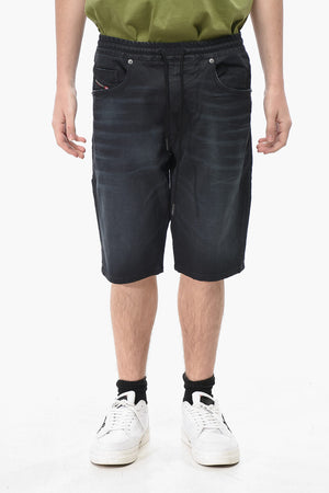 Denim Stretch Shorts 2033 D-KROOLEY with Elastic Waist