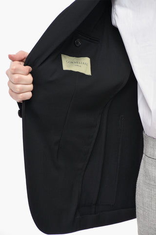 CIRCLE Blazer in Misto Lana Twill con Tasche a Toppa