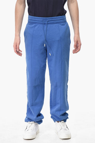 Joggers BLURRED OFF aus angerauter Baumwolle mit 3 Taschen