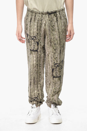 Jogginghose aus angerauter Baumwolle mit Camouflage-Motiv