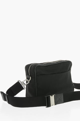 Technical Fabric Crossbody Bag COURRIER CAMERA With Contrasting Laces