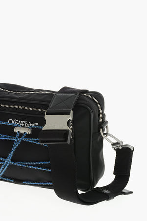 Borsa a Tracolla COURRIER CAMERA in Tessuto Tecnico con Lacci a Contrasto