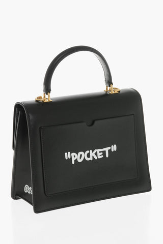 Handtasche JITNEY aus Leder mit goldfarbenem Verschluss