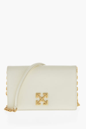 Mini Borsa JITNEY 0.5 in Pelle con Monogram Dorato e Tracolla Removibile