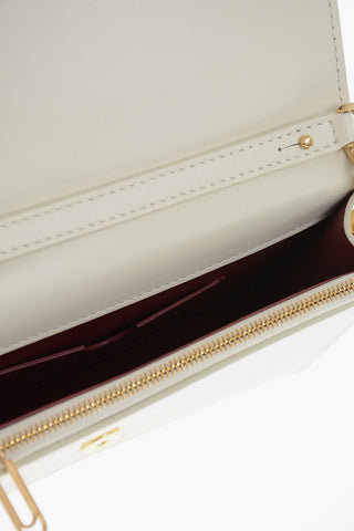 Mini Borsa JITNEY 0.5 in Pelle con Monogram Dorato e Tracolla Removibile