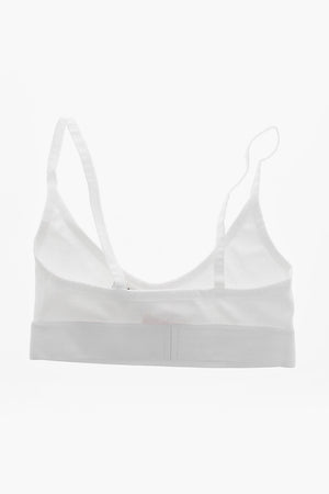 Bandeau and Ribbed Bra with Elastic Band
