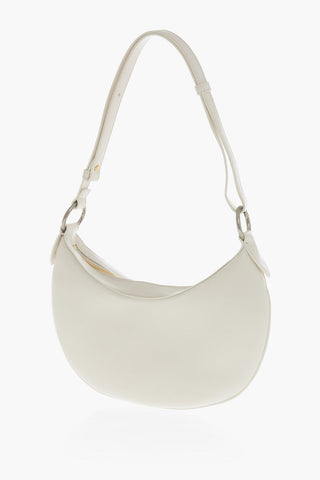 Leather Hobo Bag HEMISPHERE S With Chain Detail