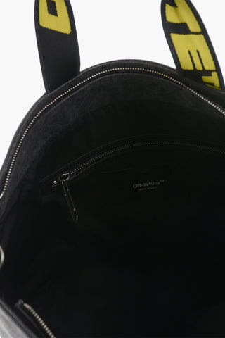 Tote Bag HARD CORE aus Denim mit kontrastierendem Print