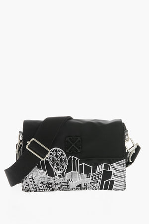 Embroidered Technical Fabric Crossbody Bag SOFT JITNEY 1.4 NY SKYLINE
