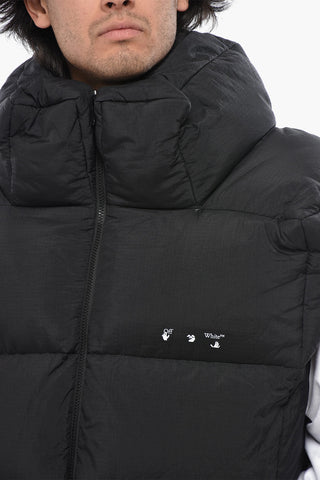 Ärmellose Steppjacke BOX Mit Durchgehendem Reißverschluss