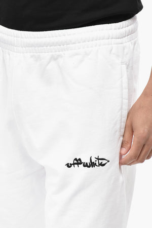 Baumwoll-Jogginghose SCRIPT mit gesticktem Logo