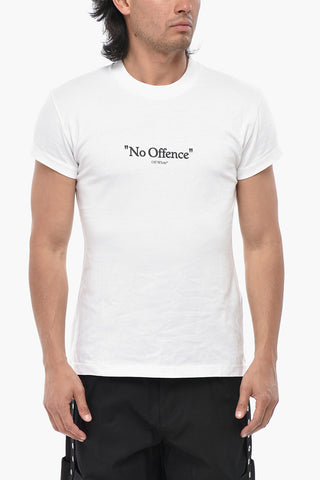 Slim-Fit-T-Shirt NO OFFENCE Mit Print