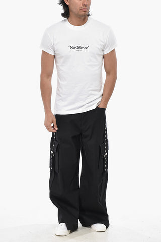 Slim-Fit-T-Shirt NO OFFENCE Mit Print