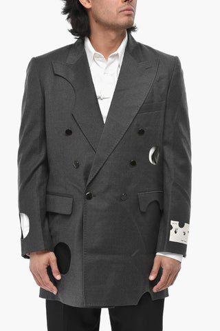 TAILORING Doppelreihiger Blazer METEOR mit Cut-outs