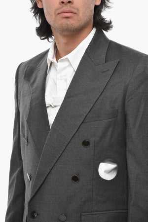 TAILORING Double-Breasted Blazer METEOR with Cut-Outs