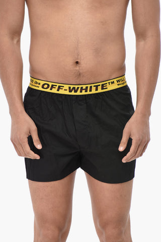 Poplin Boxer INDUSTRY With Logo Elastic