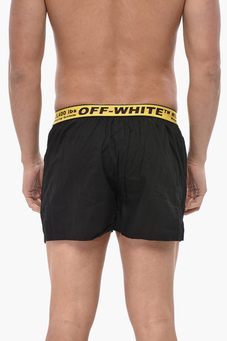 Poplin Boxer INDUSTRY With Logo Elastic