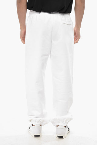 Jogginghose Aus Aufgerauter Baumwolle Mit Besticktem Logo