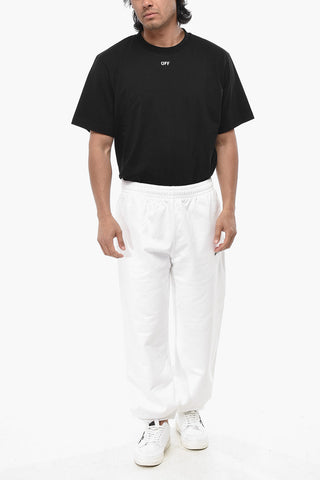 Jogginghose Aus Aufgerauter Baumwolle Mit Besticktem Logo