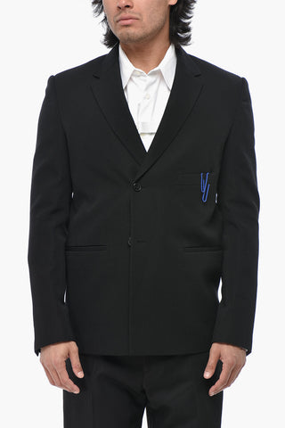 SEASONAL Virgin Wool Blazer DOUBLE PAP with Welt Pockets