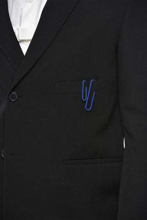 SEASONAL Blazer in Lana Vergine DOUBLE PAP con Tasche a Filo