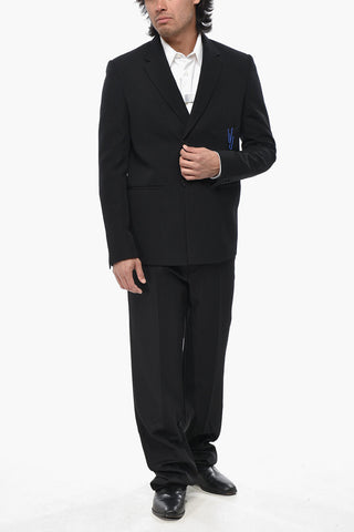 SEASONAL Virgin Wool Blazer DOUBLE PAP with Welt Pockets