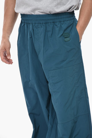 Joggers aus Nylon PEACH mit Kordel am Knöchel