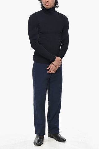 Maglia a Collo Alto DIAGS KNIT in Tessuto Stretch
