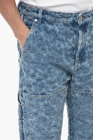 SEASONAL Embroidered Denim Regular-Fit Jeans FLOWERS 29cm