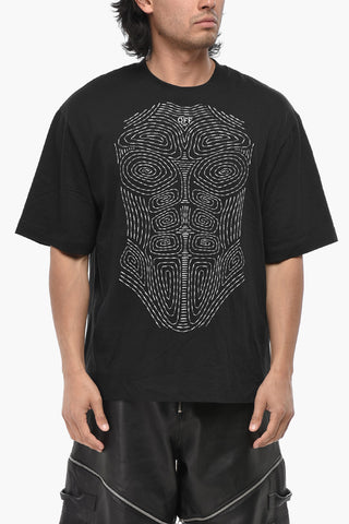 T-Shirt Aus Baumwolle BODY STITCH Mit Frontstickerei