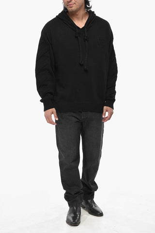 FOR EVER Felpa Hoodie 3D DIAG in Maglia di Cotone