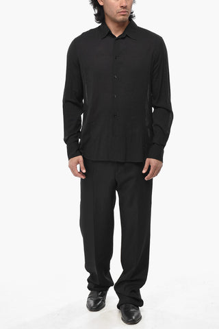 Camicia in Jersey SILKJER con Collo Francese