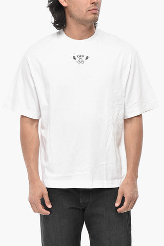 T-Shirt Mit Rundhalsausschnitt BANDANA ARROW Aus Bestickter Baumwolle