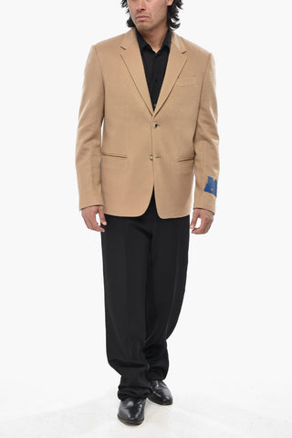 SEASONAL Blazer in Cashmere con Tasche a Filo