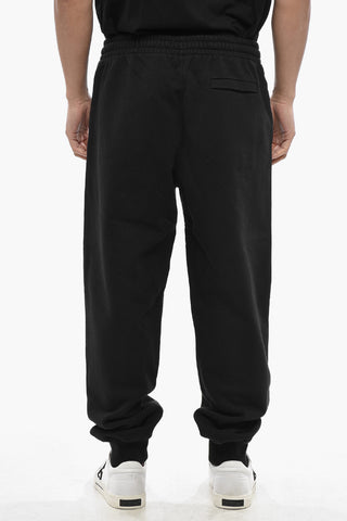 Joggers in Cotone SCRIPT con Logo Ricamato