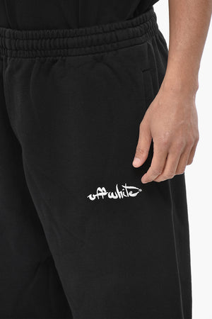 Cotton Joggers SCRIPT With Embroidered Logo