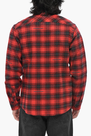 Flannel Shirt STENCIL With Checked Pattern