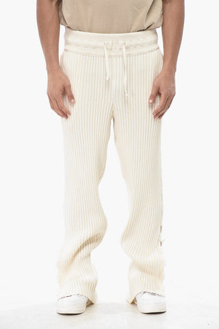 Knit Joggers LINK with Lace-Up Detail