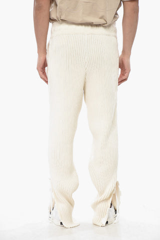 Knit Joggers LINK with Lace-Up Detail
