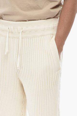 Knit Joggers LINK with Lace-Up Detail