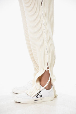Knit Joggers LINK with Lace-Up Detail