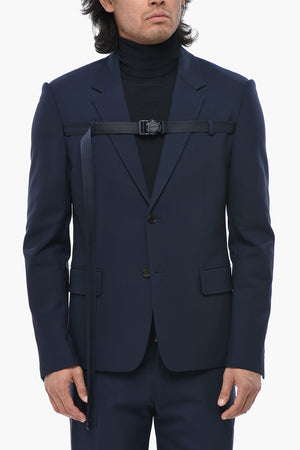 Blazer BUCKLEUP in Lana Tech con Fibbia Frontale 